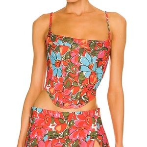 Miauo | V Corset Top